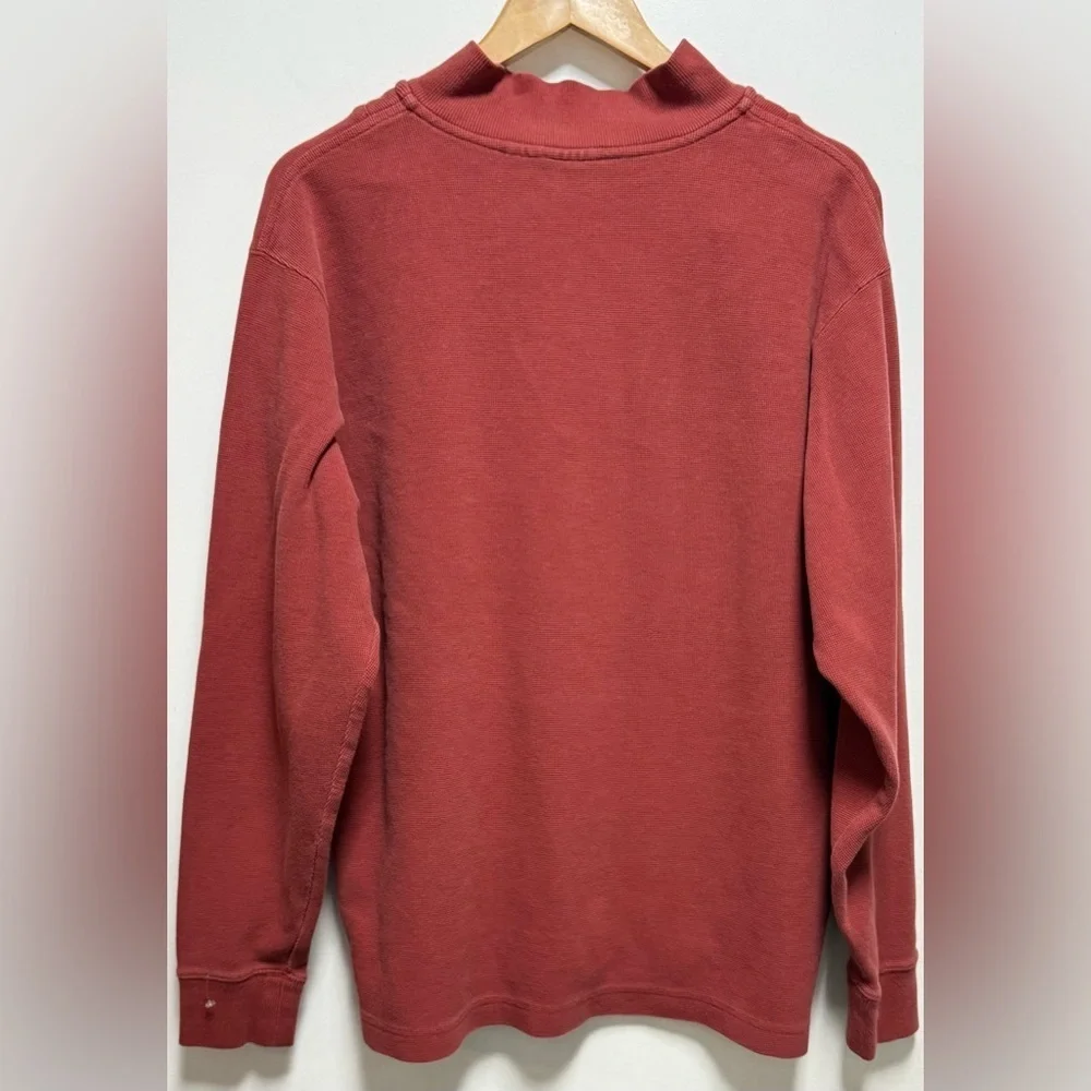 L.L. Bean Men's Rich Red Crewneck Sweater Size L